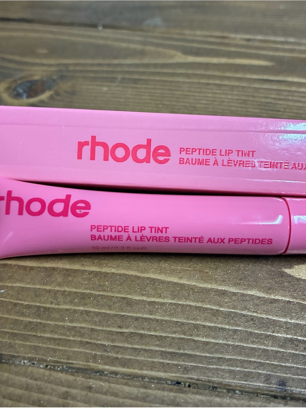 RHODE Peptide Lip Tint – Bright Pink Tinted Balm